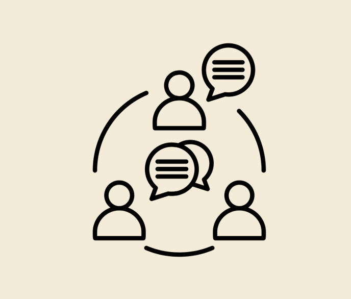 talking bubbles icon